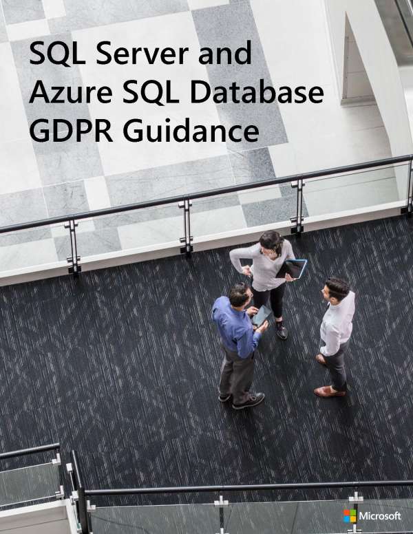 SQL Server and Azure SQL Database GDPR Guidance – CADE SOLUCIONES