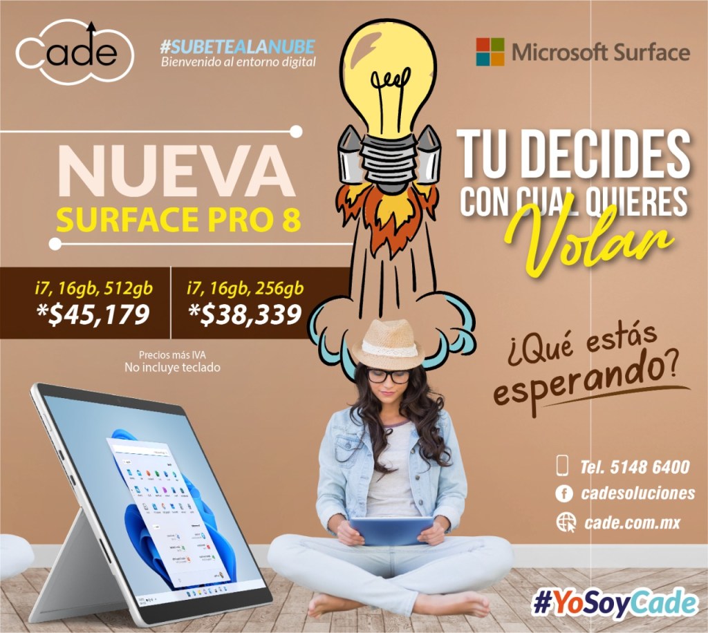 Surface te acompaña a realizar tu trabajo mas facil